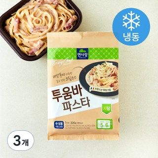 면사랑 투움바 파스타 1인분 (냉동), 320g, 3개