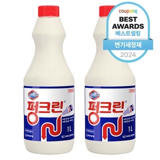 펑크린 배수구세정제, 1L, 2개