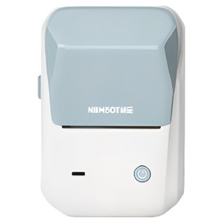 NIIMBOT 標籤機 附標籤紙 NIIMBOT B1, 藍牙連接, 手機APP編輯打印, 天青色, 1個