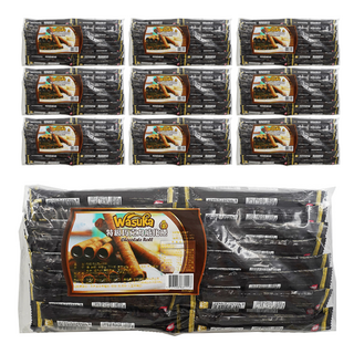 Wasuka 特級巧克力威化捲，香酥脆薄，內餡濃郁飽滿, 600g, 10袋