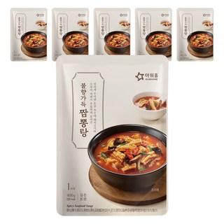 아워홈 불향가득 짬뽕탕, 400g, 6개