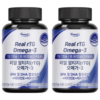퍼니트 리얼 알티지 오메가 3 91.98g, 90정, 4개