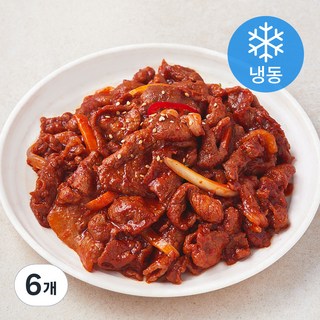 갈비아저씨 제육볶음 608 (냉동), 300g, 6개