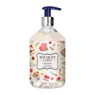 BOUQUET GARNI 沐浴乳 Rose Garden，持香6小時以上，溫和去角質及鎮靜保濕肌膚, 520ml, 1瓶