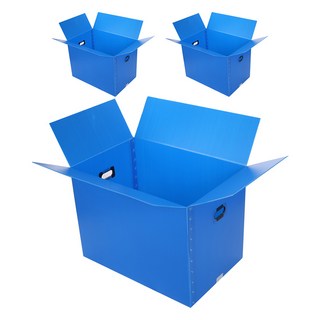 코멧 두꺼운 이사박스 3T 5호~7호 3개입, 블루, 3개