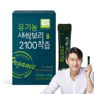 에이치엘사이언스 유기농 새싹보리 2100 착즙 분말, 30.8g, 1개