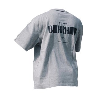 BOHRHOO 口袋字母印花 短Tee, 花灰色 XXL碼 100%棉, XXL