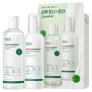 닥터지 레드 블레미쉬 시카 토너 200ml + 로션 150ml 세트, 1세트