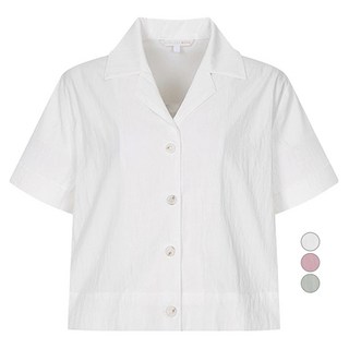 올리브데올리브 여성용 크롭 컬러풀 셔츠