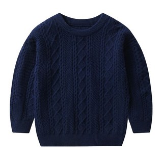 크리스탈하우스 아동용 베이직 꽈배기 스웨터 니트 T255 상품 이미지