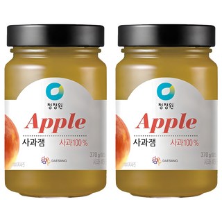 청정원 사과잼 370g 2개 세트 청정원 사과잼 370g 2개 세트