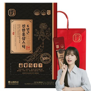 한삼인 6년근 진한홍삼스틱 + 쇼핑백, 100회분, 1000g, 1개
