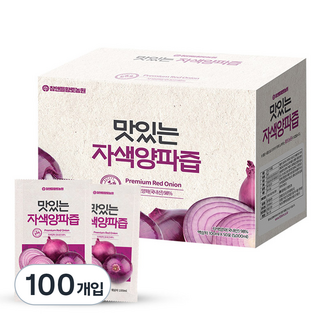 참앤들황토농원 국내산 맛있는 자색양파즙, 100ml, 100개