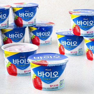 매일바이오 딸기 요거트, 150g, 1개입, 12개