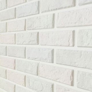 퍼니월 입체벽돌 벽지, 생크림, 10개