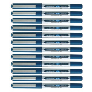 미쯔비시 유니볼 수성펜 UB-150 0.5mm, 블루, 12개입