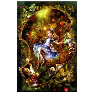 APPLEONE 拼圖愛愛麗絲發光的jikpuzzle, 300片, 混色