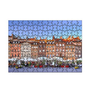 Damoa 試管 Jigsaw Puzzle Streets of Warsaw, 150件, 混色