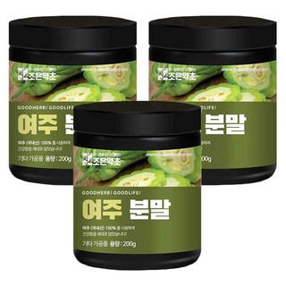 조은약초 여주 고과 여주 분말 가루, 200g, 3개