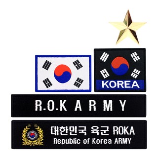 육군 약장 뱃지 5종 세트