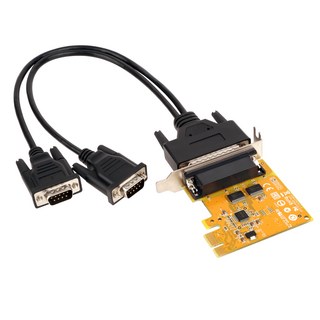 sunix 2 端口 RS232 PCI-E 串行擴展卡, SUIX SER6437AL-C, 1個