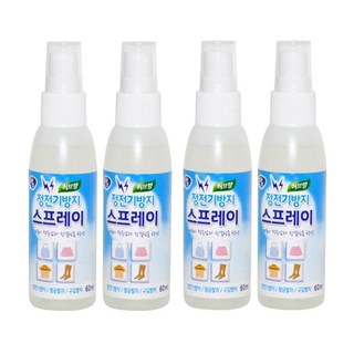 리빙굿 옷 정전기 방지 탈취 스프레이 본품 60ml 4개 허브향 상품 이미지