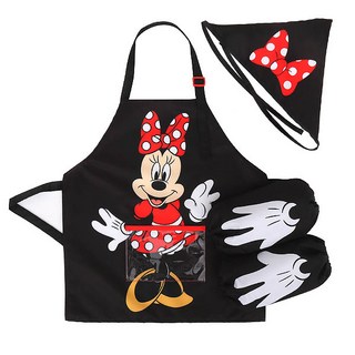 안전한 세탁을 보장하는 디즈니 미니마우스 클래식 앞치마