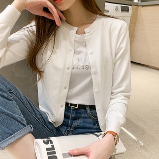 Lemon Soul 女式 Remo 基本款圓形針織開衫