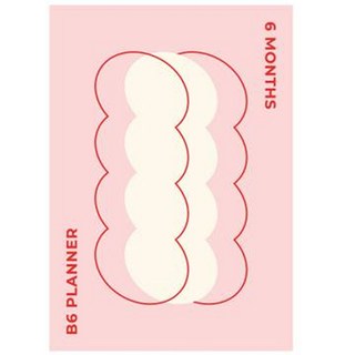 모노라이크 오브제 6개월 다이어리, 04 Pink, 1개