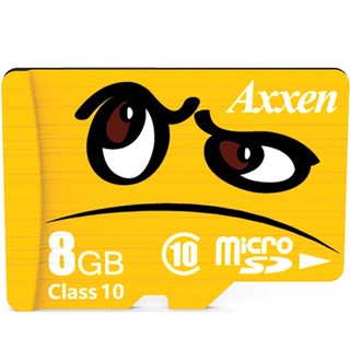액센 프리미엄 Class10 UHS-1 캐릭터 micro SD 카드, 8GB, 1개