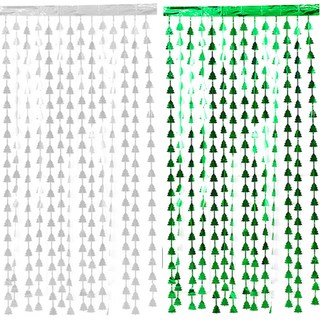 조이파티 크리스마스 트리커튼 2종 세트, 실버, 그린, 1세트