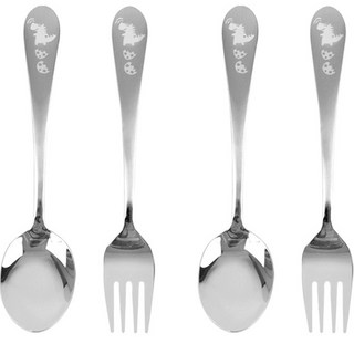 쿨디노 스텐 스푼포크 세트, 스푼 2p + 포크 2p, 1세트