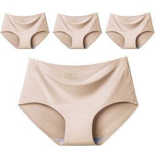 어리플 여성 무봉제 노라인 심리스 팬티 4p