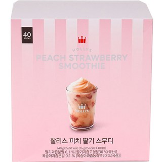할리스 피치 딸기 스무디 스틱, 40개입, 1개, 640g