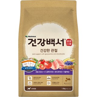 건강백서 강아지 기능성 사료, 뼈/관절강화, 1.2kg, 1개