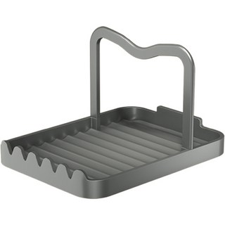 존글로벌 DND마켓 조리도구 철제 거치대, 그레이, 1개