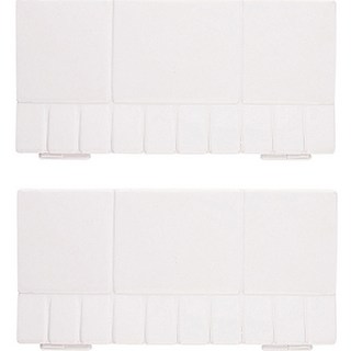 벨리안 휴대용 미니 원목 미술용 파렛트 6 x 16 cm, 24칸, 1개 원목팔레트 10 코히모 미술 수채화 팔레트 3W043, 25칸, 2개