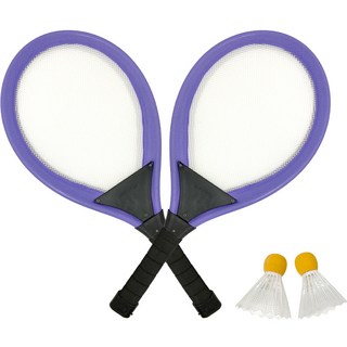 두로카리스마 해피타임 LED 라이트 배드민턴 라켓 세트, 혼합색상, 1개