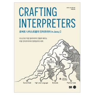 로버트 나이스트롬의 인터프리터 in Java C:내 손으로 직접 밑바닥부터 만들며 배우는 리얼 인터프리터와 컴파일러의 세계, 길벗 대표 이미지 - 자바 책 추천