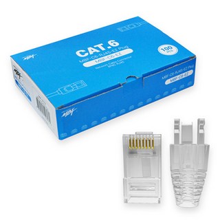 엠비에프 CAT 6 RJ45 이지 플러그 관통형 컨넥터
