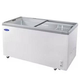 캐리어 저소음 다목적 유리도어 냉동고 423L