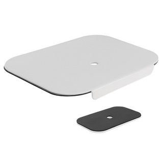카멜마운트 고중량 모니터암 클램프 홀타입 모니터암 보강판 MPK1, 화이트, 1개