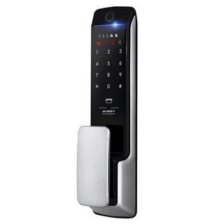 에버넷 무타공 롱 푸쉬풀 도어락 AK-9000P-F, 고객직접설치