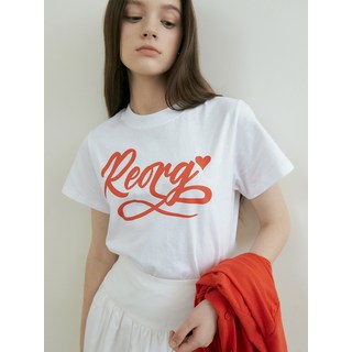 REORG 女款Fra緞帶Logo T恤
