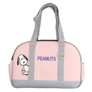 패리스독 강아지 이동장 피너츠 라운드 숄더 캐리어, 핑크, 1개