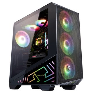 주연테크 2024 리오나인 익스트림 라이젠5 라이젠 7000 시리즈 지포스 RTX 4070 블랙 32GB 1TB Free DOS D775F47NS 상품 이미지