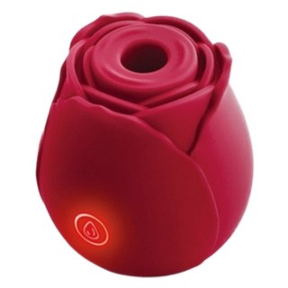 GardenofPleasure 프리미엄 로즈 석션 USB 충전 바이브레이터, 1개, 레드 대표 이미지 - 새티 추천