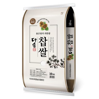 다송찹쌀, 10kg, 1개 이마트몰찹쌀