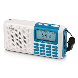 브리츠 블루투스 MP3 스피커 라디오, BZ-MQ7, 화이트