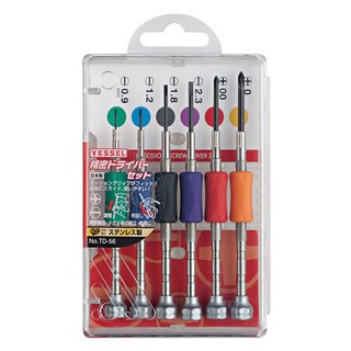 VESSEL Tools 精密螺絲起子套件 TD-56, 1組